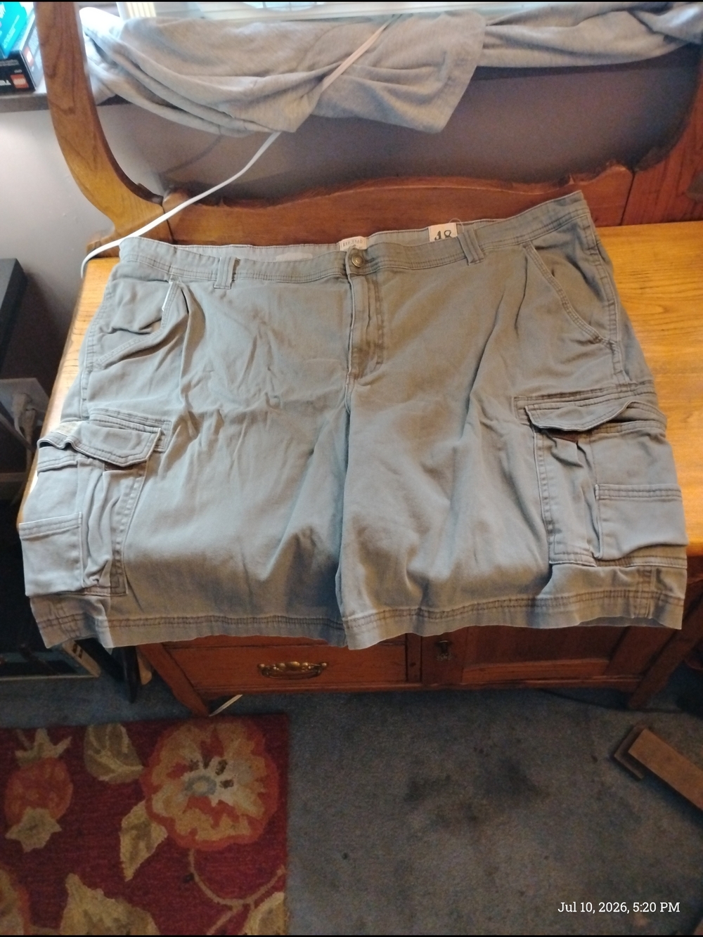 RedHead Men's Cargo Shorts Size 48 Light Gray